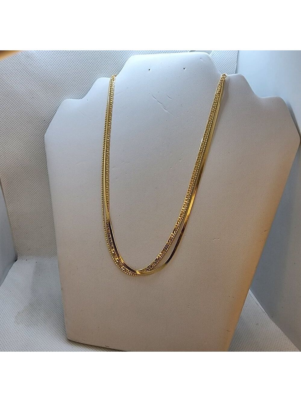Brazilian 18k Gold Filled herring Mariner beaded Necklace
